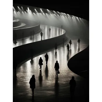 Plakát Plakát Paprsky ve Stínu bez rámu 30 x 40 cm