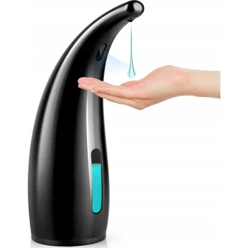 Dávkovač mýdla Dávkovač bezdotykový, stojící, černý, 300 ml