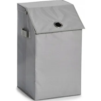 Koš na prádlo Volně stojící koš na prádlo Zeller 80 l stříbrný