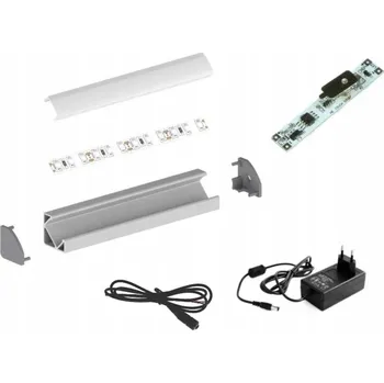 LED panel LED PODLINKOVÉ ROHOVÉ OSVĚTLENÍ + VYPÍNAČ