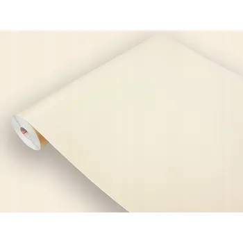 Tapeta Fólie Samolepka na nábytek Dýha Béžová Matná PVC Renovace starého nábytku