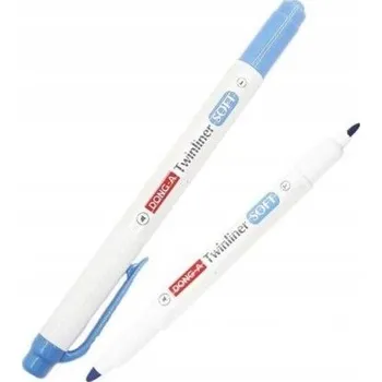 Zvýrazňovač ZVÝRAZŇOVAČ DONG-A TWINLINER OBOUSTRANNÝ MODRÝ