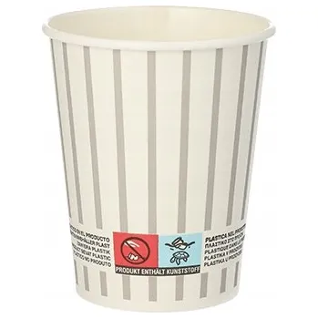 Jednorázové nádobí Papírové kelímky na nápoje EKO 200 ml 20 ks