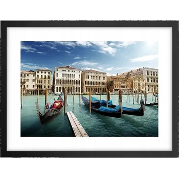 Obraz Obraz plakát v černém rámu do obýváku 40x30 foto města, plakáty na zeď