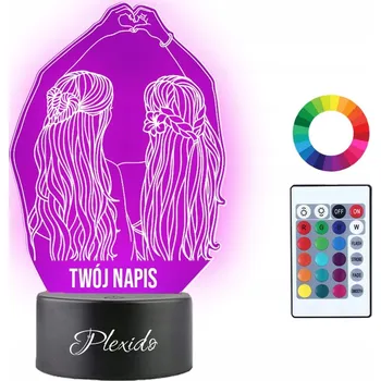 Lampička Plexido vícebarevná Noční lampa