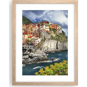 Obraz Obraz plakát v rámu světlý dub do obýváku 30x40 krajina plakáty na zeď