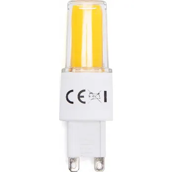 Žárovka LED žárovka G9 3,8W bez blikání, teplá bílá 3000K