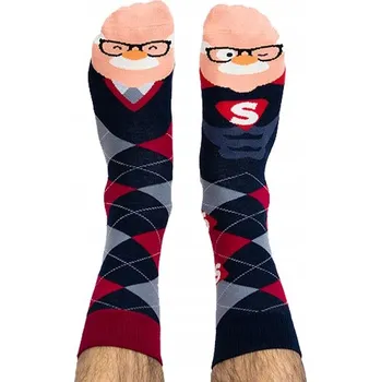Pánské ponožky Nanushki Ponožky Super Grandpa 40-43 vícebarevné, velikost 40-43