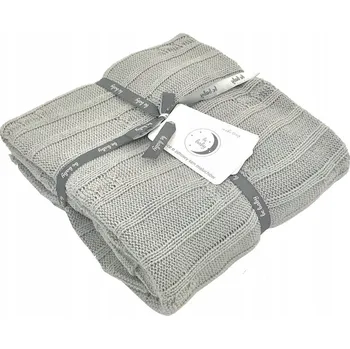 Dětská deka BeBaby bavlněná dětská deka 75x100cm šedá