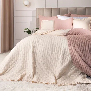Přehoz na lůžko Přehoz na postel WERONA color 112 béžová 170x210 cm Mybesthome