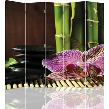 Paraván Paraván Feeby vícebarevný 5-křídlový oboustranný 180 x 170 cm