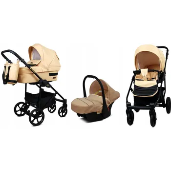 Kočárek Dětský kočárek 3v1 BabyLux TRAILUX: sportovní kočárek, hluboká korba, autosedačka