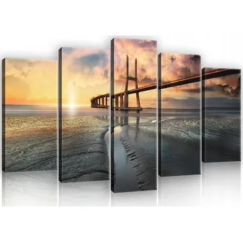 Obraz Obraz do ložnice MOST PŘÍRODA foto triptych 100x60