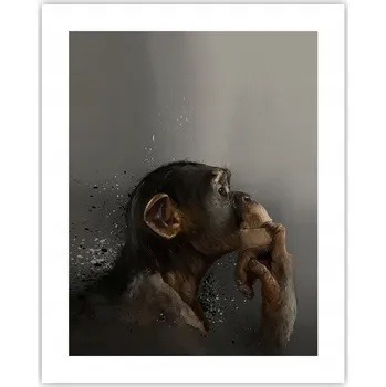 Obraz Obraz plakát na zeď bez rámu 40x50 zvířata plakáty do obýváku ložnice