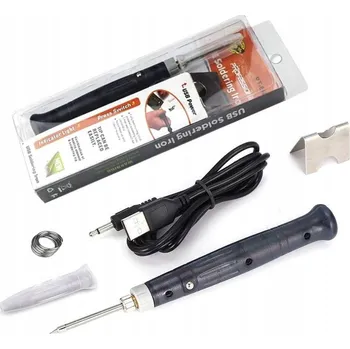 MINI PŘENOSNÁ PÁJEČKA SMD USB NAPÁJENÍ 5V 8W CÍN PODLOŽKA KRYTKA