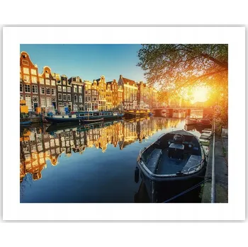 Obraz Obraz plakát na zeď bez rámu 50x40 město foto plakáty obývací pokoj ložnice