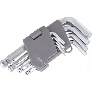 Klíč Imbusové klíče s kuličkou 130mm, sada 9 ks, 1,5mm - 10mm