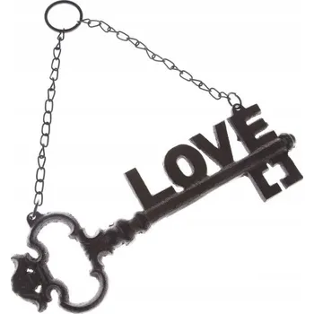 Obraz LITINOVÁ ZÁVĚSNÁ DEKORACE S NAPISEM "LOVE"