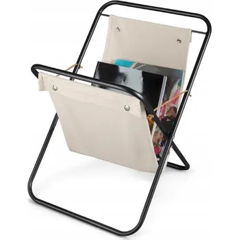 Stojan na knihu Stojan na časopisy béžový/černý