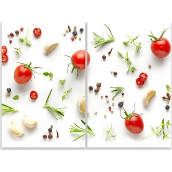 Kuchyňské prkénko Skleněná Ochranná Deska a Krájecí Prkénko | Indukce, Sporák ds-0527