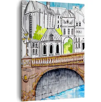 Obraz Obraz na plátně do obývacího pokoje ložnice 50x70 graffiti obrazy na zeď canvas