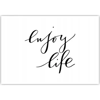 Obraz Plakát na zeď bez rámu 100x70 typografie obraz plakáty obývací pokoj ložnice