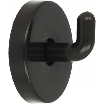 Věšák Věšák do sanitární kabiny WC háček do šatny ø52 PVC černý