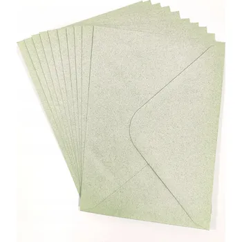 Obálka OBÁLKA PRAVOÚHLÁ C6 11,4 cm x 16,2 cm ŠEDÁ (RECYKLOVANÁ) 120g 10 ks