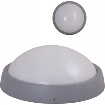 Venkovní osvětlení Zahradní nástěnné svítidlo Rum-Lux šedé s integrovaným LED zdrojem 6 W