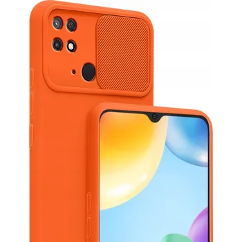 Pouzdro na mobilní telefon Zadní Kryt Forcell pro Xiaomi A52 oranžový