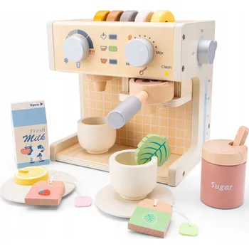 Dřevěná hračka Hračka New Classic Toys Kávovar dřevěný