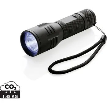 Střední CREE svítilna 3W - Černá, Firemní dárkové předměty s vlastním potiskem