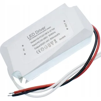 LED zdroj DRIVER s konstantním proudem | 9 - 12 x 3W | 24 - 42V DC | 600mA