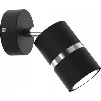 STROPNÍ SVÍTIDLO NASTAVITELNÝ SPOT NÁSTĚNNÁ LAMPA TUBA STŘÍBRNÁ