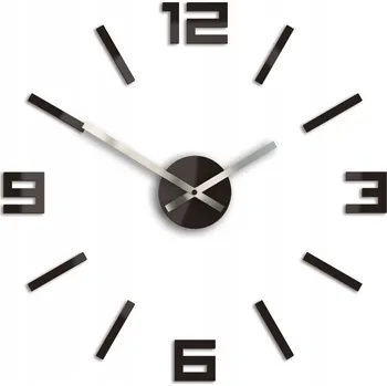 Hodiny Nástěnné hodiny ARABIC WENGE 50 cm – MODERNÍ DESIGN