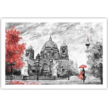 Obraz Obraz plakát do obýváku, ložnice 91x61 město foto na zeď bez rámu