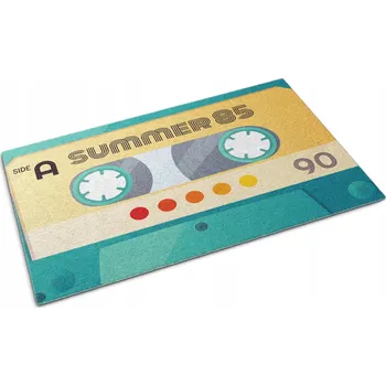 Rohožka Venkovní protiskluzová rohožka na boty Retro Kazeta Summer 90x60 cm