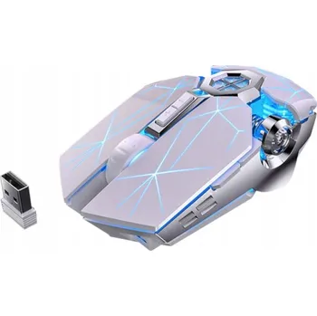 Myš TICHÁ BEZDRÁTOVÁ MYŠ HERNÍ S PODSVÍCENÍM YINDIAO A7 MYŠI