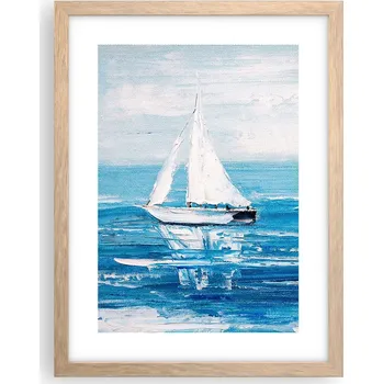 Obraz Obraz plakát v rámu světlý dub do obýváku 30x40 krajina plakáty na zeď