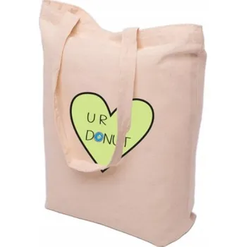 Nákupní taška Látková taška 38 x 42 cm černá