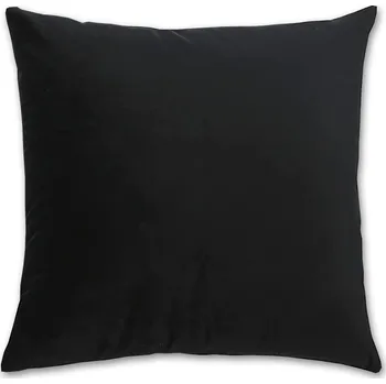 Povlak na dekorativní polštářek DEKORAČNÍ POVLEČENÍ NA POLŠTÁŘ ČERNÉ 40X40 CM VELUR