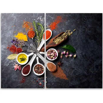 Kuchyňské prkénko Skleněná Ochranná Deska a Krájecí Prkénko | Indukce, Sporák ds-0404