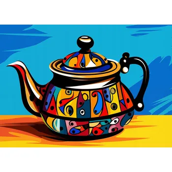 Plakát Plakát Možná Čaj? bez rámu 70 x 50 cm