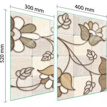 Obraz Krájecí deska TMK ArtDeko sklo 2 ks