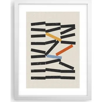 Obraz Obraz plakát v bílém rámu do obýváku 30x40 minimalismus plakáty na zeď