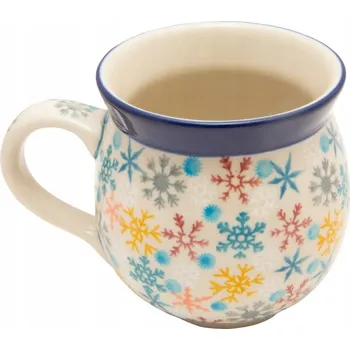 Hrnek Bolesławiec Umělecká keramika Bolesławiec keramika 330 ml