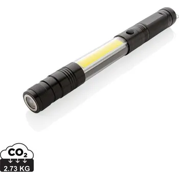 Svítilna Velká teleskopická svítilna s COB, Firemní dárkové předměty s vlastním potiskem