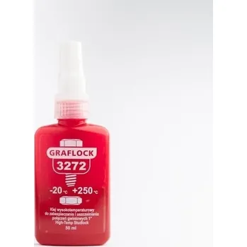 Průmyslové lepidlo Grafen 3272 Vyskoteplotní lepidlo na závity, červené 50ml