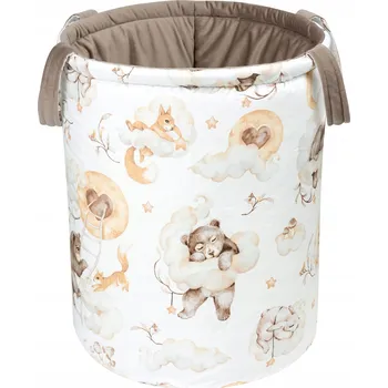 Koš na prádlo KOŠ NA HRAČKY Prádlo Pytel OBOUSTRANNÝ BAVLNA VELVET JUKKI