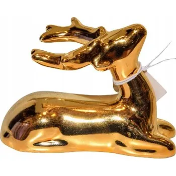 Obraz KERAMICKÝ ZLATÝ SOB 6,6X5,2X5,4 CM DEKORACE